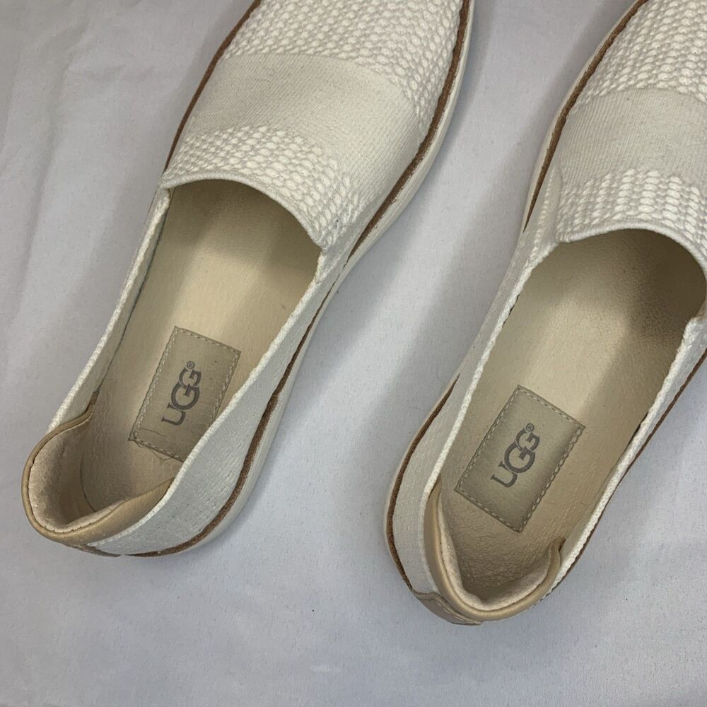 Ugg Sammy Slip On Sneaker White Casual Shoe - Women's 7 - Picture 6 of 8